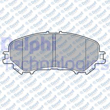DELPHI LP3693 On Fren Balatasi Nissan Qashqai X-Trail 13- Renault Koleos 16-